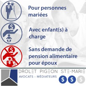 marié avec enfant à charge sans pension pour époux